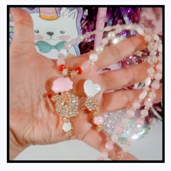 Pink Poodle Necklace - Picture 7 of 7